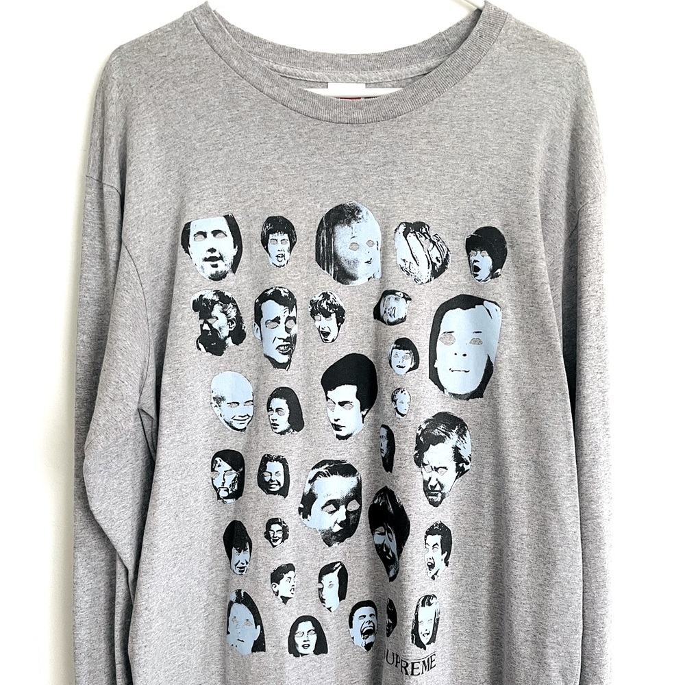 NWOT Supreme New York 2019 Faces Long Sleeve Tee Large